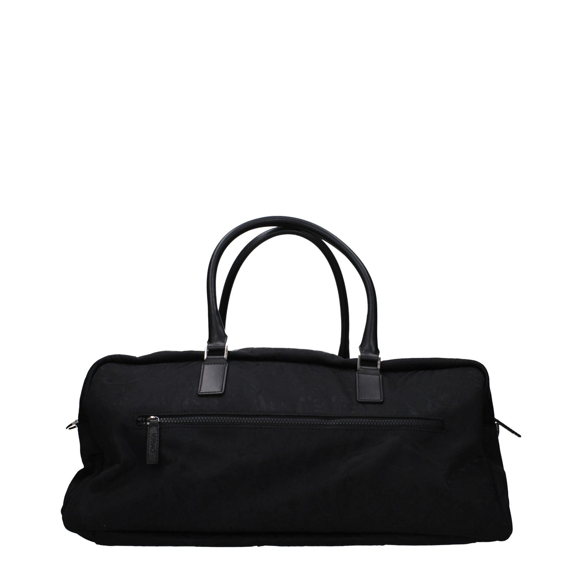 Versace Black Fabric Luggage And Travel