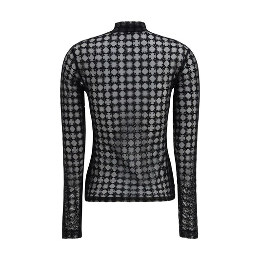 Amiri Black Polyester Top