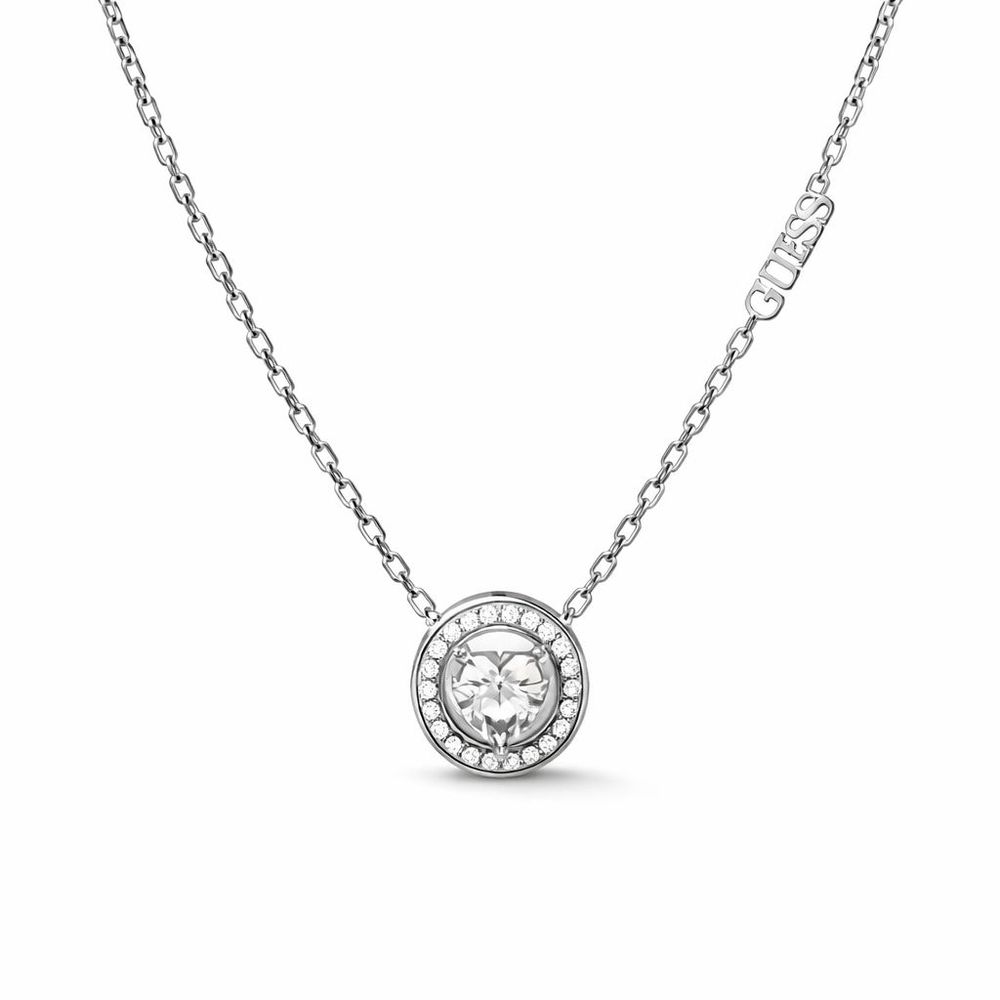 Guess Gray Stainless Steel Necklace