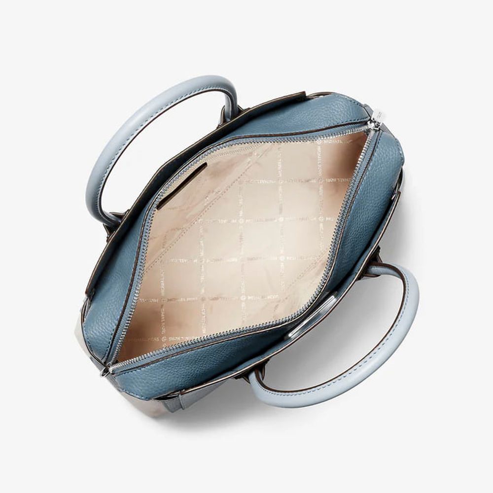 Michael Kors Blue Leather Handbag