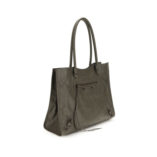Balenciaga Bicolor Lamb Ovis Aries Aries Shoulder Bag
