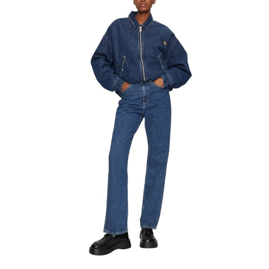 Calvin Klein Jeans Blue Cotton Mom Jeans