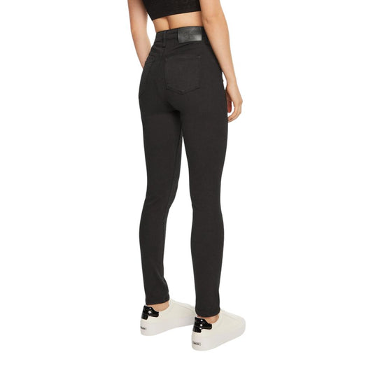 Calvin Klein Jeans Black Cotton Skinny Jeans