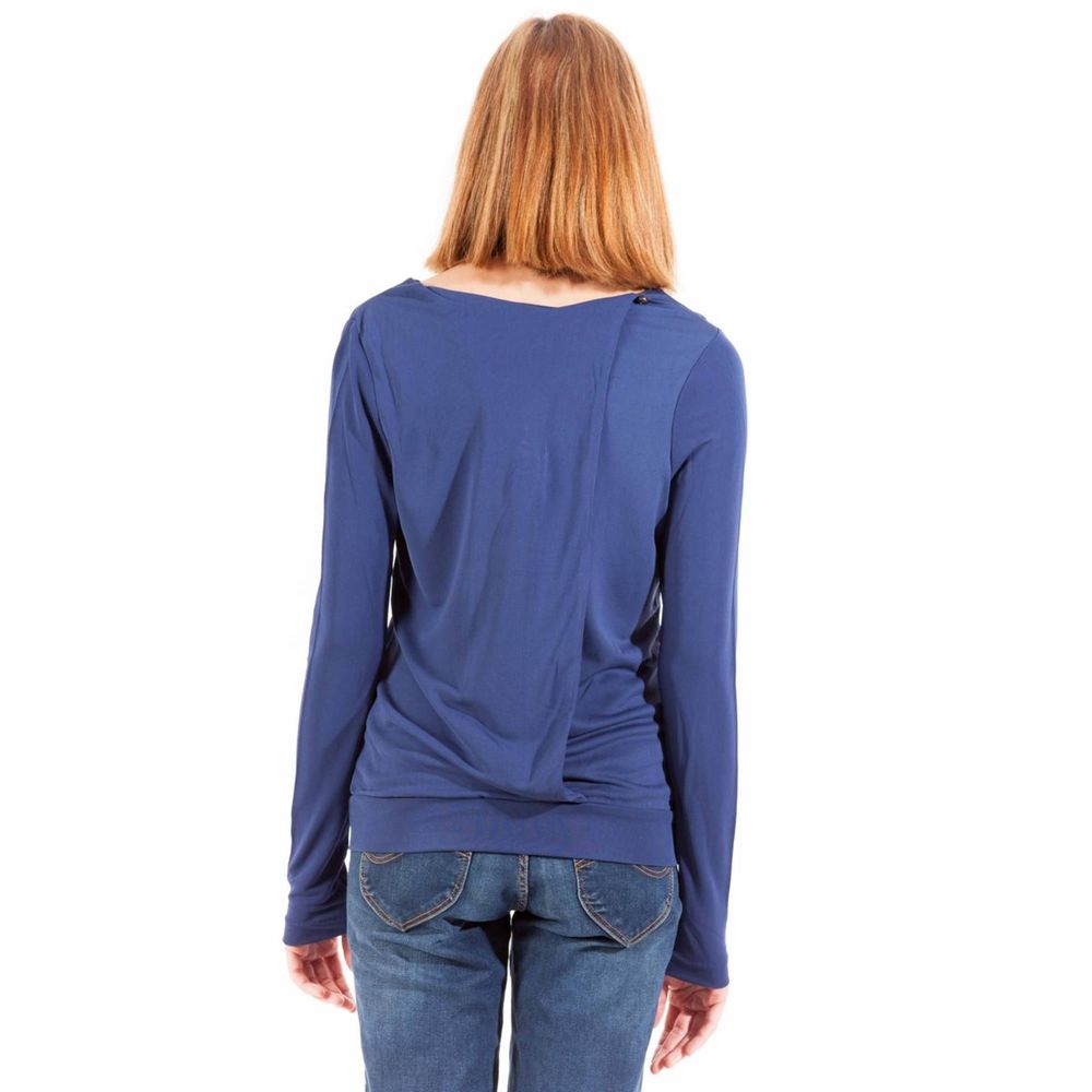 Gant Blu Viscosa Women T-Shirt