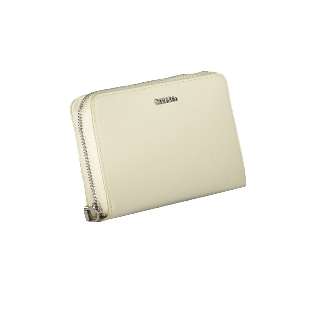 Calvin Klein Beige Polyurethane Women Wallet