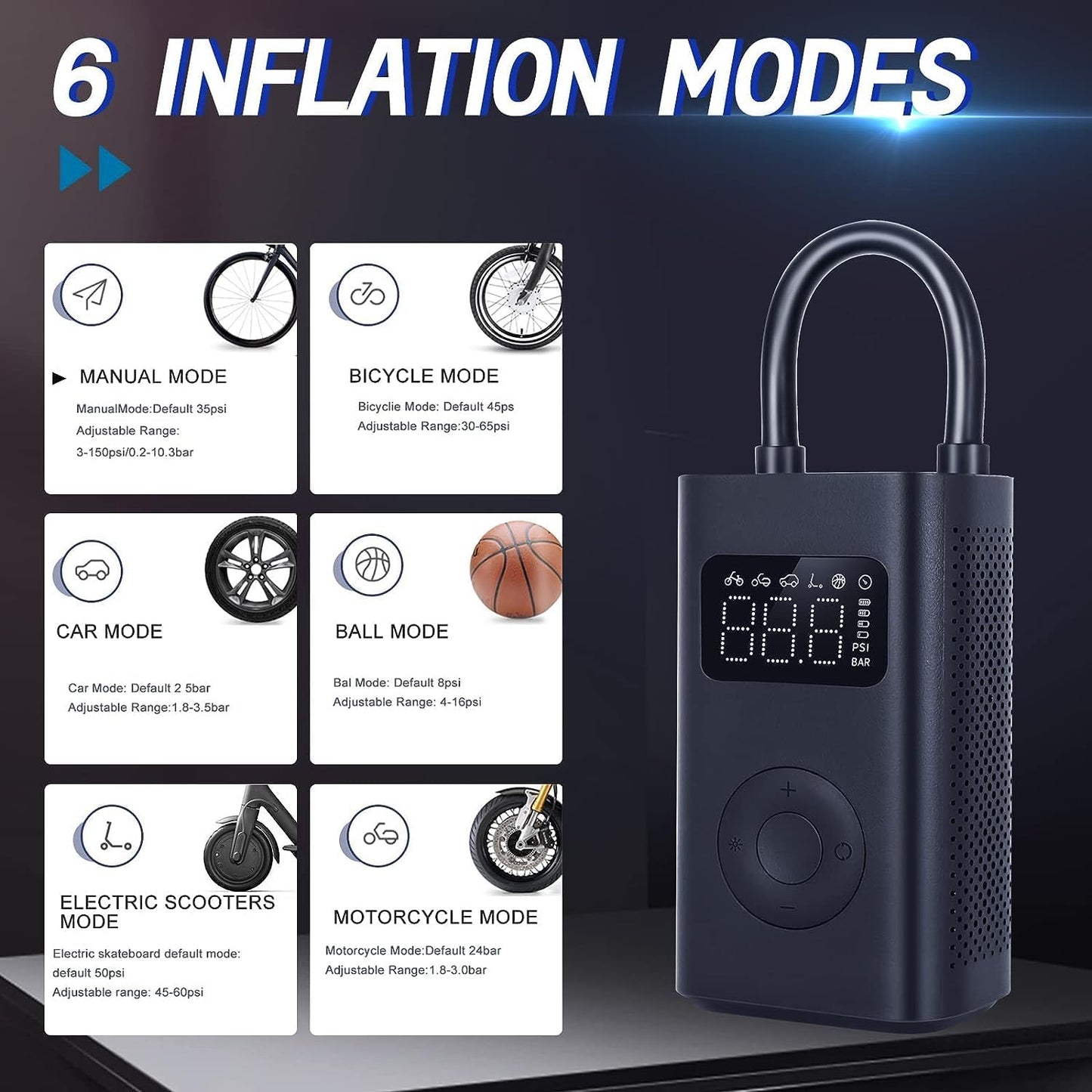 MI PUMP 2 Xiaomi Portable Air Pump 2