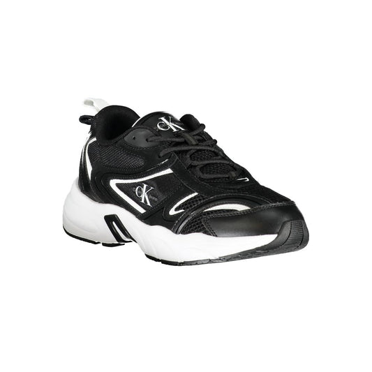 Calvin Klein Black Polyurethane Women Sneaker
