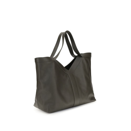 Saint Laurent Bicolor Calf Leather Bos Taurus Shoulder Bag