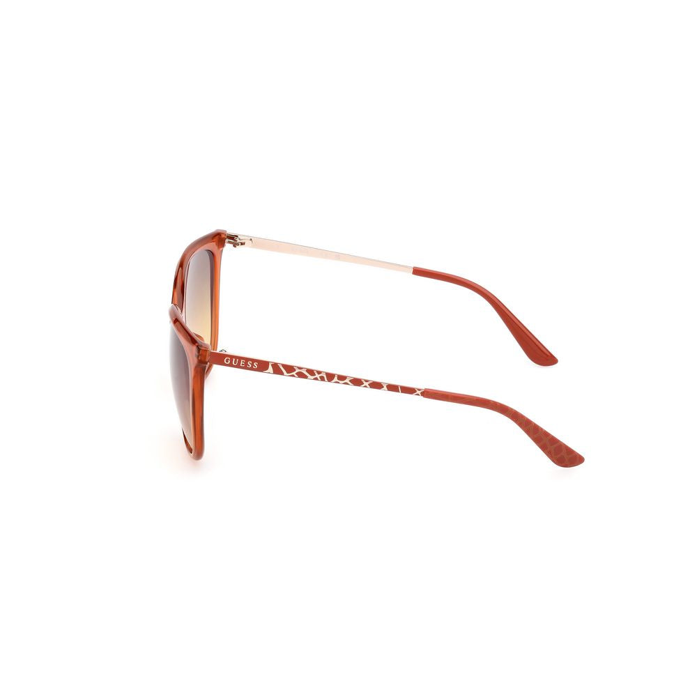 Guess Orange Resin Sunglasses