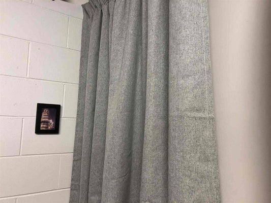 100% Blockout Grey Readymade Curtain drapes – 8 sizes