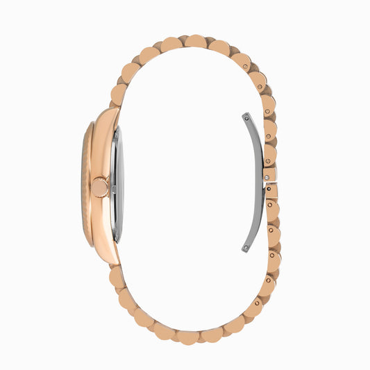 Beverly Hills Polo Club Mother Pearl Diamond Rose Gold Watch – BP3172C.430