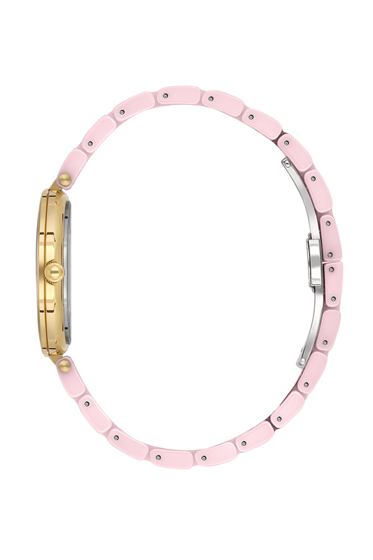 Beverly Hills Polo Club Ceramic All Pink Diamond Watch – BP3586X.180