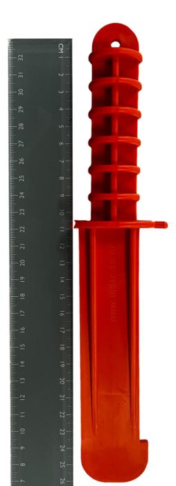 Paua Knife with Built in Measure - Orange
