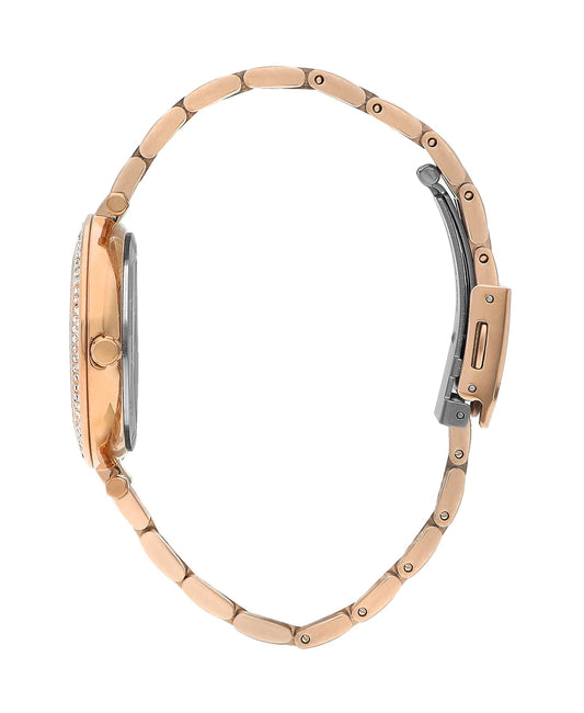 Lee Cooper 34MM Rose Gold Analog Brown Dial Watch – LC07864.440