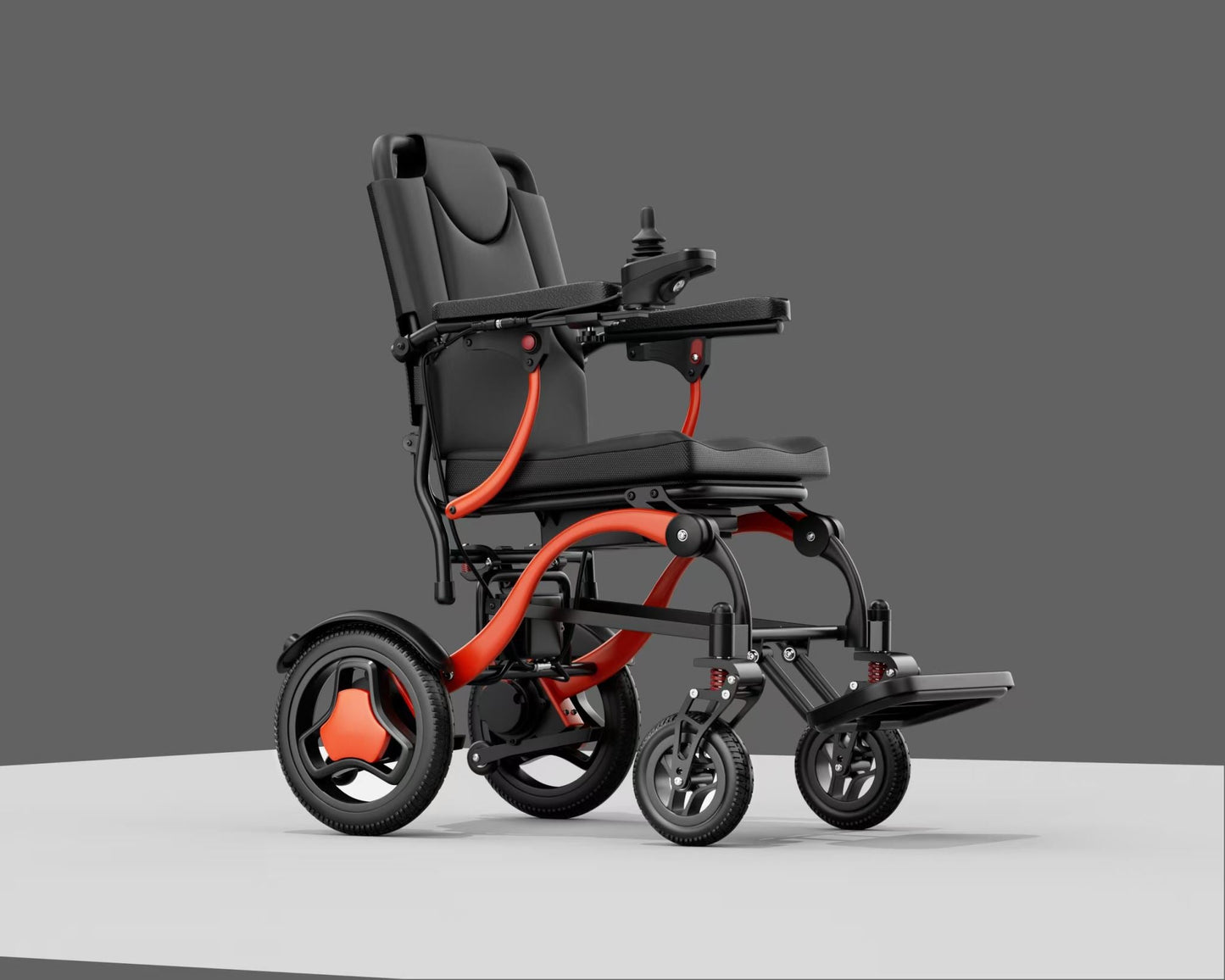 Ultra Light Folding Electric Wheelchair MK9005 Red