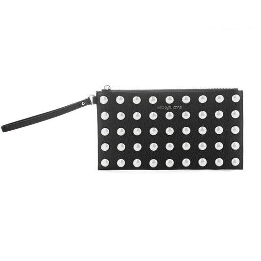 Michael Kors Brown Leather Clutch Bag