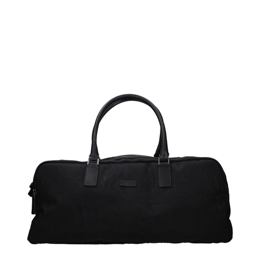 Versace Black Fabric Luggage And Travel