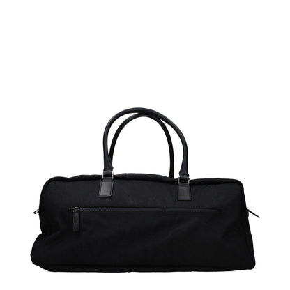 Versace Black Fabric Luggage And Travel
