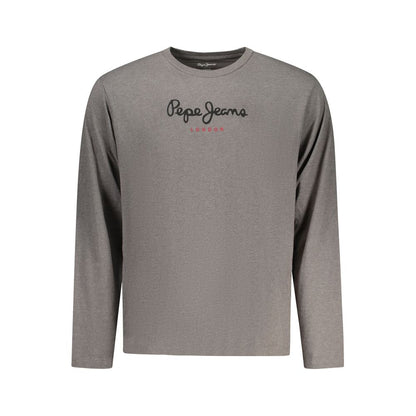 Pepe Jeans Grigio Cotton Men T-Shirt