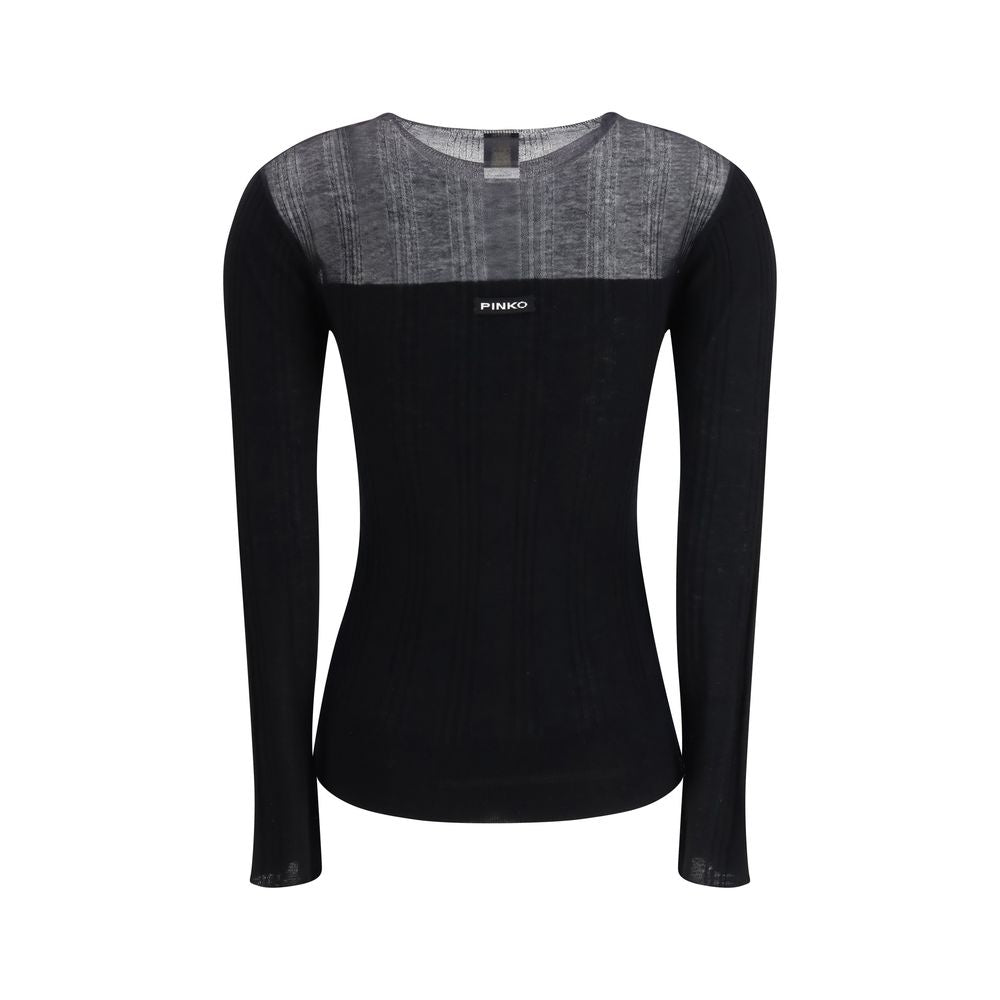 PINKO Black Viscose Shirt