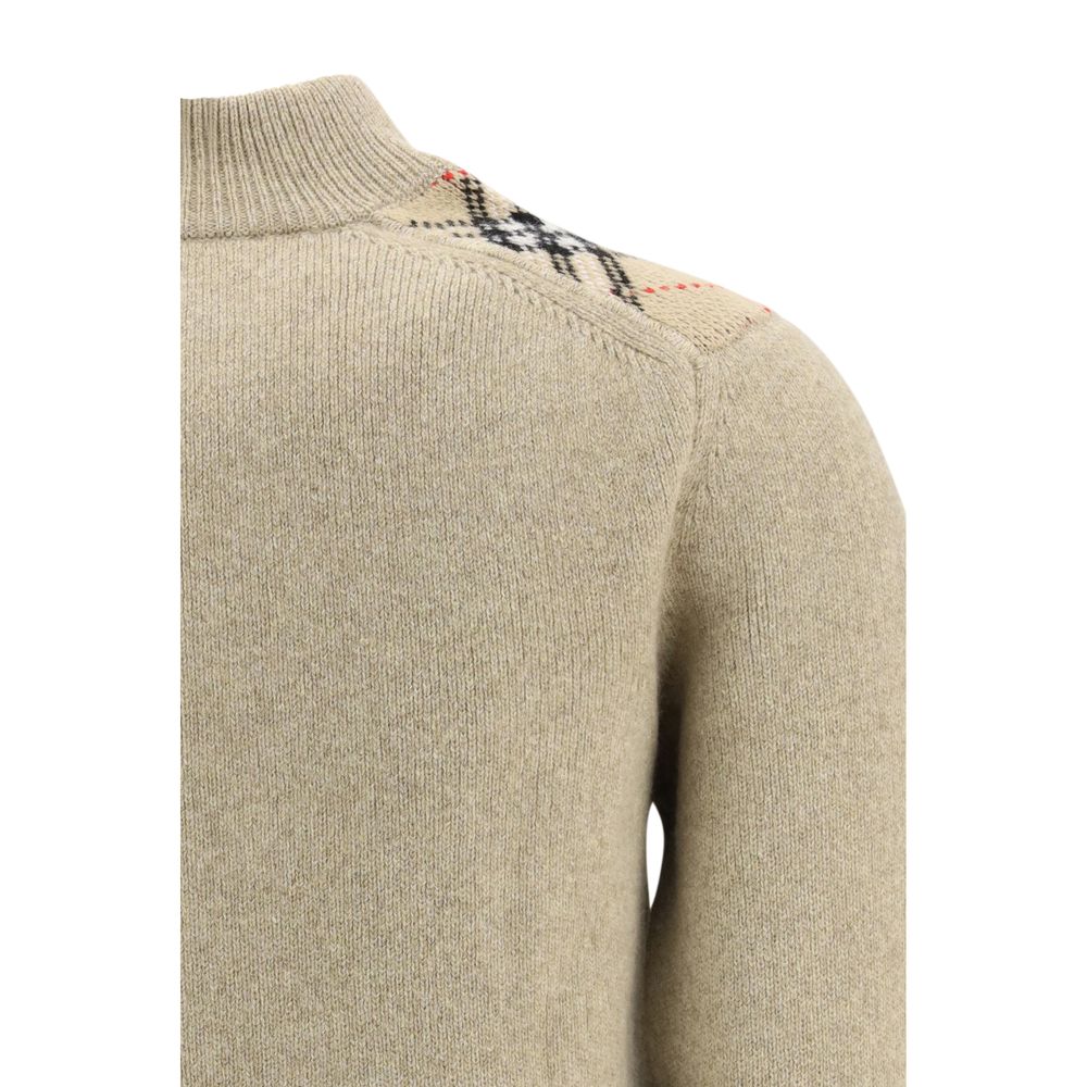 Burberry Beige Wool Cardigan