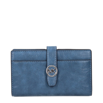 Michael Kors Light Blue Leather Wallet