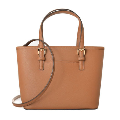 Michael Kors Brown Canvas Shoulder Bag