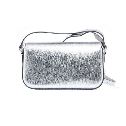 Michael Kors Gray Leather Shoulder Bag