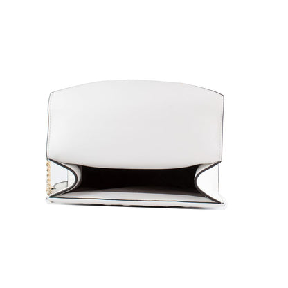 Michael Kors White Leather Shoulder Bag