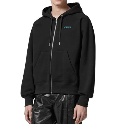 Versace Black Cotton Sweatshirt