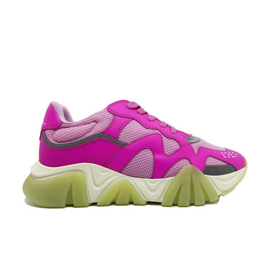 Versace Multicolor Leather Chunky Sneakers