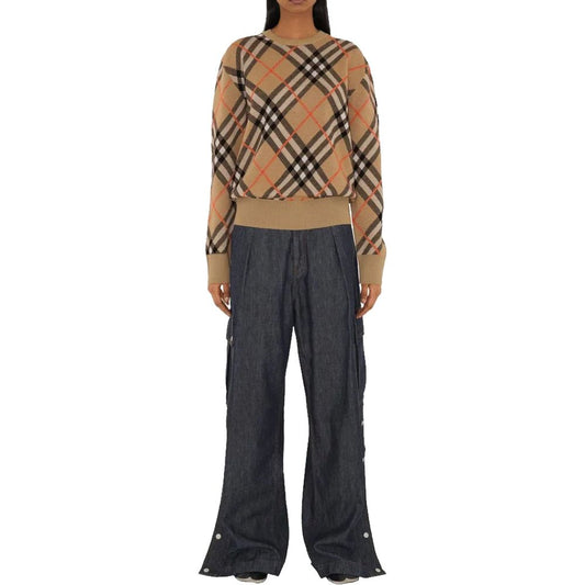 Burberry Brown Elastane Sweatshirt
