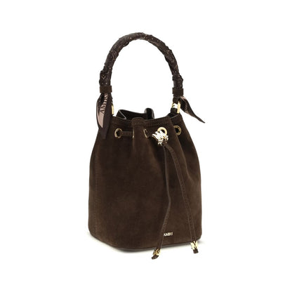 Amiri Brown Calf Leather Bos Taurus Backet Bag