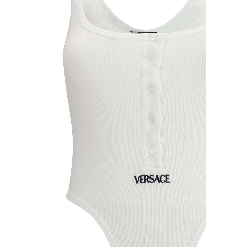 Versace White Cotton Top