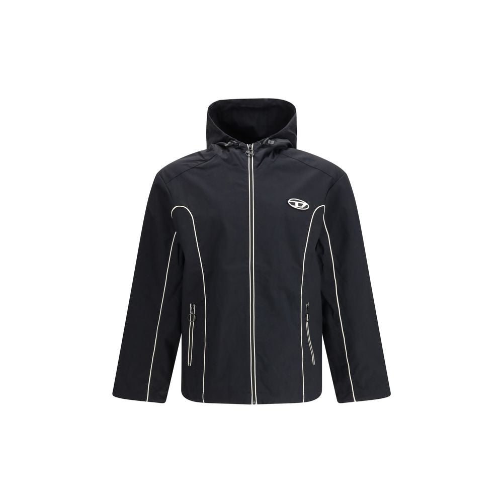 Diesel Black Polyamide Shell Jacket