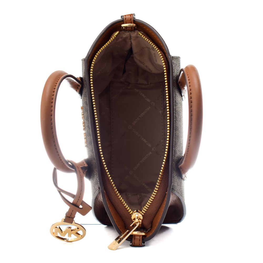 Michael Kors Brown Canvas Handbag