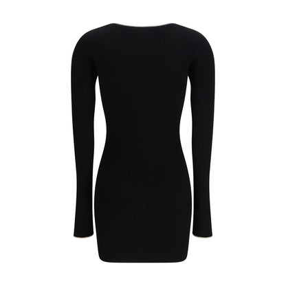 Amiri Black Viscose Casual Dress