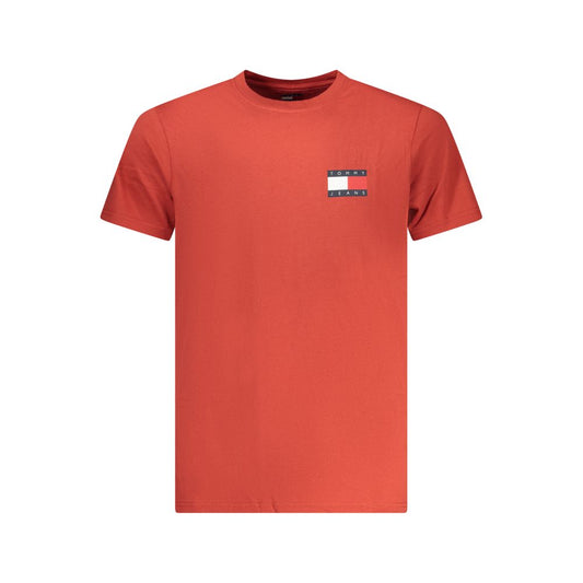 Tommy Hilfiger Red Cotton Men Shirt