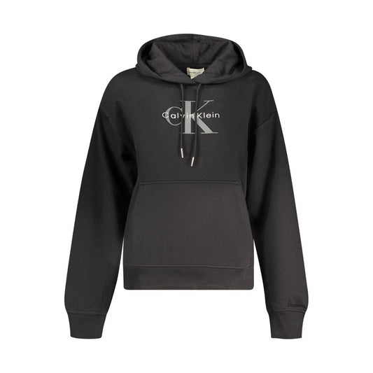 Calvin Klein Nero Cotton Women Sweatshirt