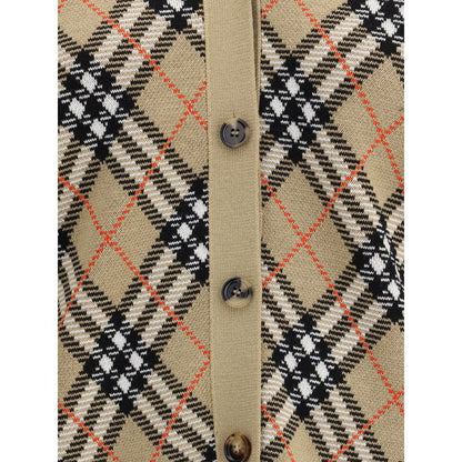 Burberry Brown Wool Cardigan