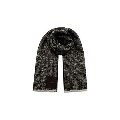 Calvin Klein Black And White Polyester Scarf