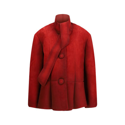 Prada Multicolor Lamb Ovis Aries Aries Coat