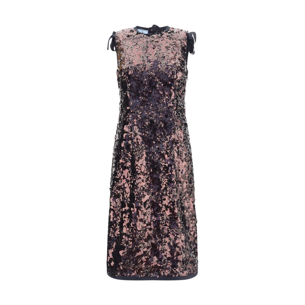 Prada Multicolor Polyester Cocktail Dress