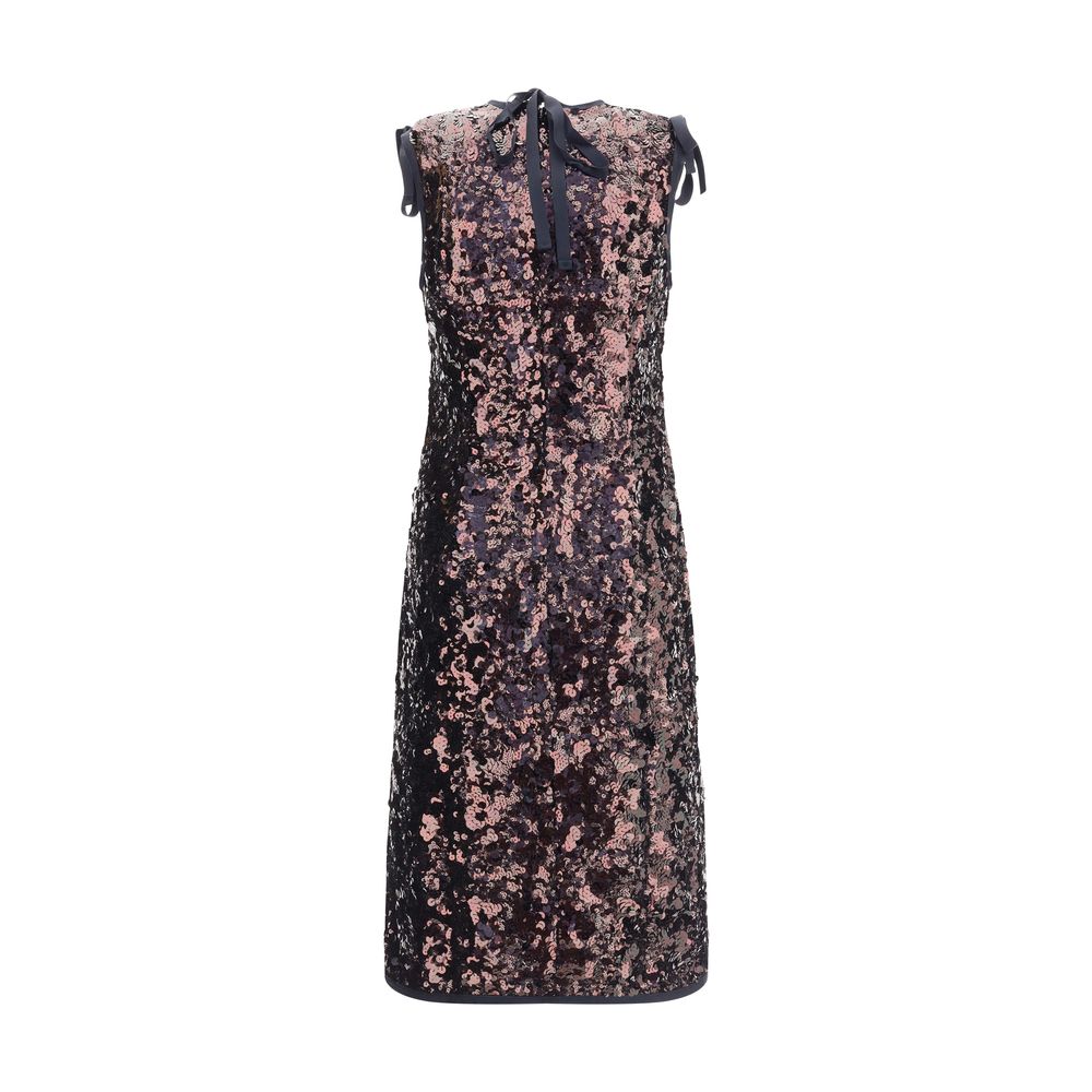 Prada Multicolor Polyester Cocktail Dress