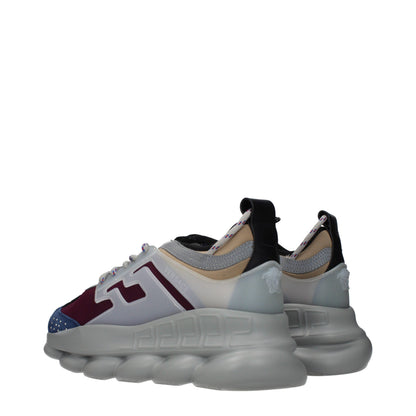 Versace Multicolor Fabric Chunky Sneakers