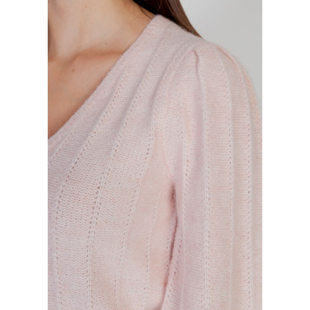 Guess Pink Polyester Sweatshirt
