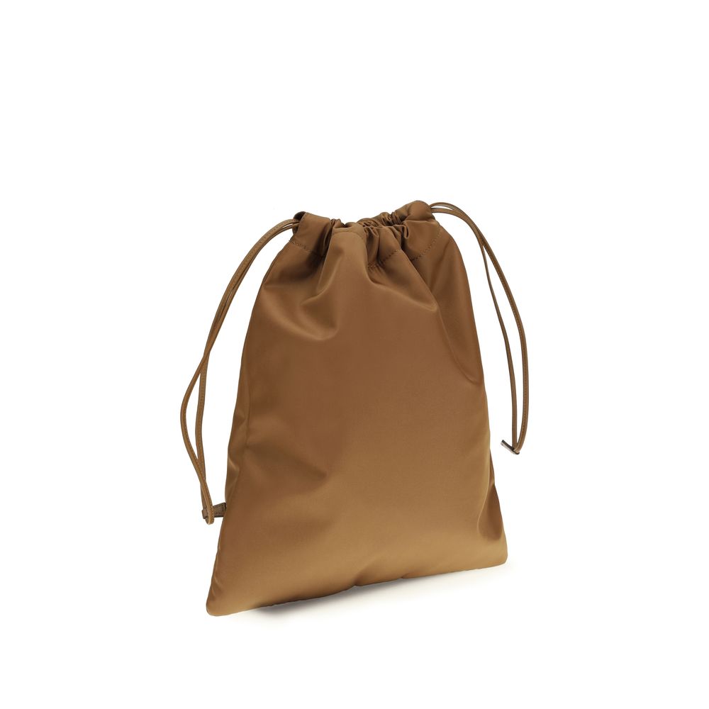 Prada Brown Recycled Polyamide Shoulder Bag