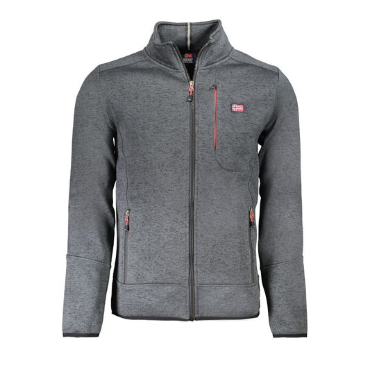 Norway 1963 Grigio Polyester Men Sweatshirt