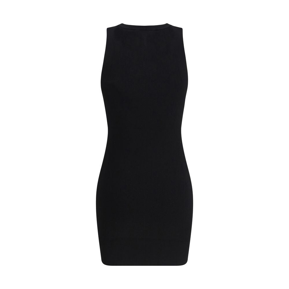 Diesel Black Viscose Casual Dress