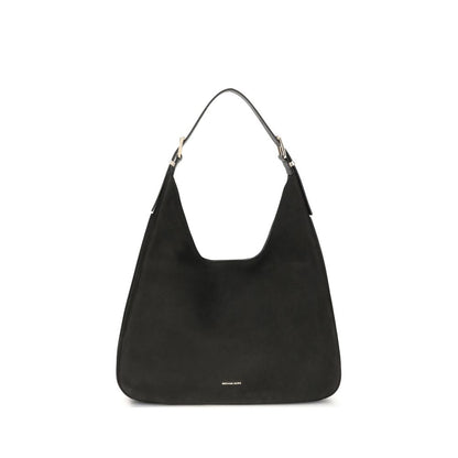 Michael Kors Black Calf Leather Bos Taurus Shoulder Bag